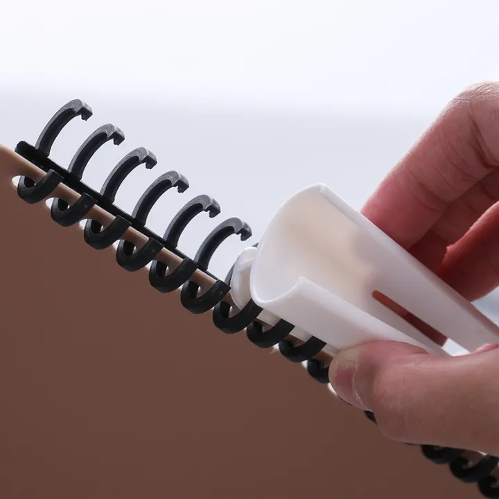 1/5/10pcs%2030%20Holes%20Loose-leaf%20Plastic%20Binding%20Ring%20Spring%20Spiral%20Rings%20Binder%20Strip%20For%20A4%20Paper%20Notebook%20Stationery%20Office%20Supplies%20-%20Image%205