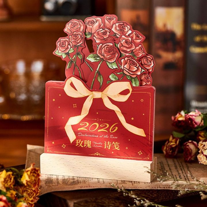 Portable%202026%20Desk%20Calendar%20Card%20Insert%20With%20Wooden%20Base%20Monthly%20Planner%20Rose%20Painting%20Mini%20Calendar%20Gifts%20-%20Image%207