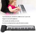 Keyboard Piano Roll Up Electric Piano for Beginners Foldable 49 Keys Electronic Piano Durable Easy to Use. 