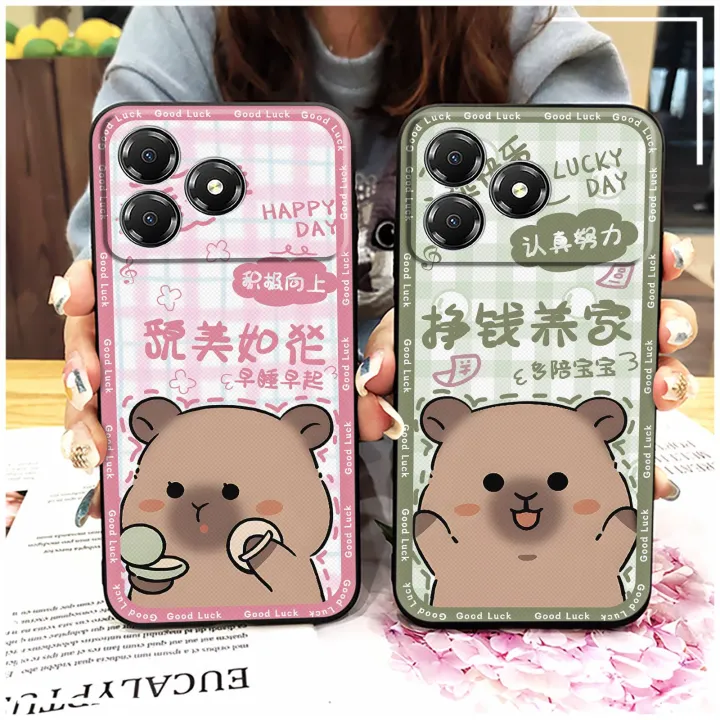Graffiti%20Soft%20case%20Phone%20Case%20For%20ZTE%20Blade%20A36%204G/Z2472%20Anti-knock%20Back%20Cover%20Couple%20TPU%20Dirt-resistant%20Anti-dust%20Cute%20-%20Image%204