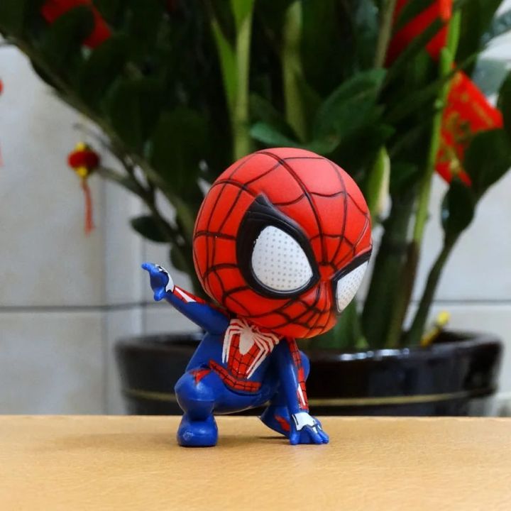 spider%20man%20toys%20Marvel%20Avengers%20Spider%20Man%20Cute%20Action%20Figure%20Posture%20Anime%20Decoration%20Collection%20Figurine%20Toy%20Model%20Ornaments%20Children%20Gift%20-%20Image%205