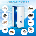 6X Ultrasonic Electromagnetic Pest Repellent Control, Plug in Home Indoor and Outdoor Repeller, (US Plug). 