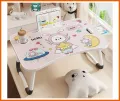 Cartoon printed heavy laptop study table Random Style, Smart Multi-Purpose Cartoon Printed Laptop Table with Dock Stand/Study Table/Bed Table/Foldable and Portable Table, Portable Laptop Desk, Folding Wooden Bed Table for Children, Kids Activity Table. 
