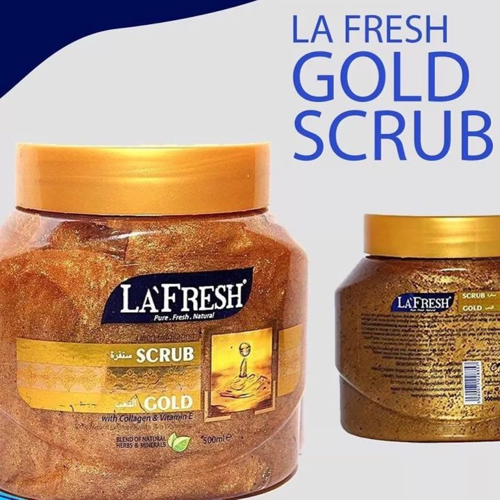 LaFresh%20Gold%20Face%20&%20Body%20Scrub%20with%20Collagen%20and%20Vitamin%20E%20500ml%20-%20Image%206