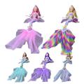 Mermaid Doll Toy Princess Classic Little Mermaid Fashion Doll Exquisite Collection Little Mermaid Doll Soft And Beautiful For Christmas And Birthday Gifts generous. 