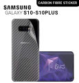 Carbon Fibre Clear back sticker for For Samsung Galaxy Note S10 / S10 Plus. 