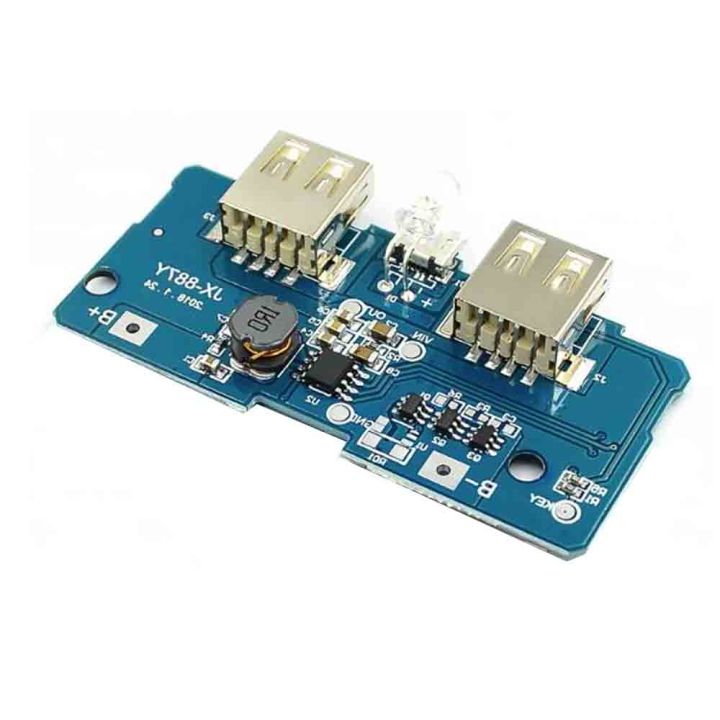 18650 Dual Micro USB 3.7V to 5V 2A Boost Mobile Bank DIY 18650 Lithium ...