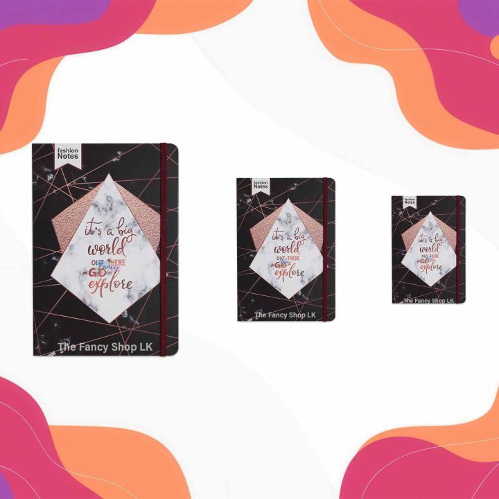 Fashion%20Notebook%20Hardcover%20A5%20A6%20A7%20Autograph%20Diary%20Motivational%20Quotes%20Design%20Elastic%20Strap%20-%20Image%204