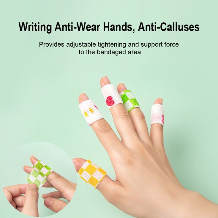 LeiyanLuxury%204.6M%20Student%20Finger%20Bandage%20Kinesiology%20Tape%20Writing%20Bandage%20Cute%20Hand%20Bandage%20Student%20Stationery%20Non-woven%20Self-Adhesive%20Elastic%20Bandage%20Finger-guard%20Tape%20-%20Image%205