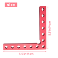 90 Degree Positioning Squares Right Angle Clamps, Aluminum Alloy L-Type Corner Clamp Woodworking Carpenter Clamping Tool. 