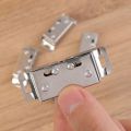 【FOOT SOFA】1xStainless Steel Door Close Latch Cupboard Cabinet Double Roller Catch Magnetic Cabinet Catches Furniture Hardware Accessories. 
