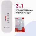 BVOT 4G WINGLE 4G wifi Router (LTE4G + USB MODEM WITH WIFI) 3 in 1 LTE 4G USB Modem with Wi-Fi Hotspot 150mbps. 