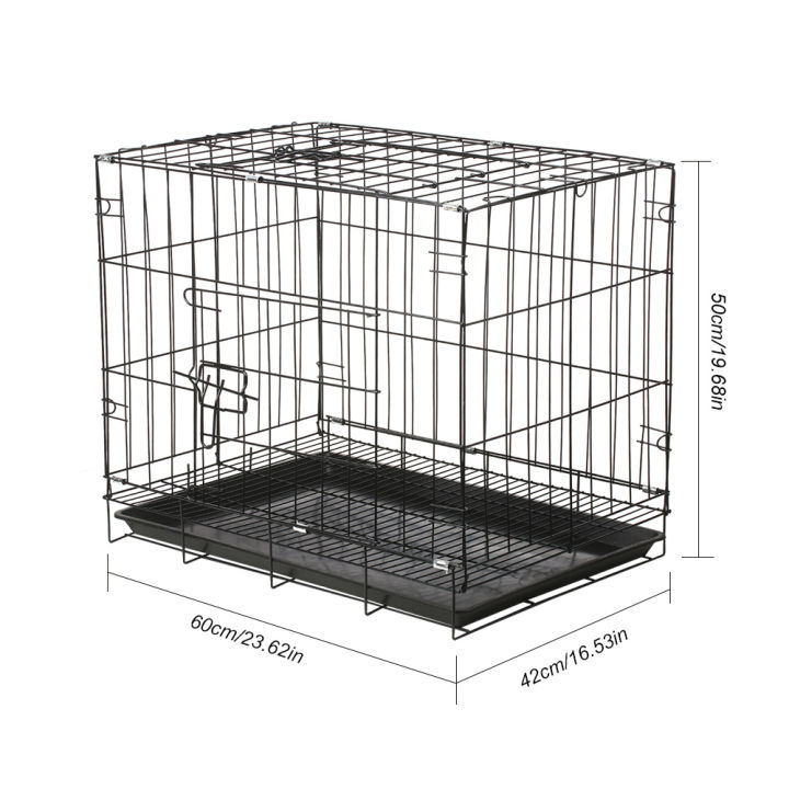 Migeet%20Foldable%20Pet%20Cage%20Cat%20Dog%20Crate%20Folding%20Guinea%20Pig%20Bunny%20Hedgehog%20Cage%20with%20Tray%20for%20Small%20Animals%20-%20Image%207