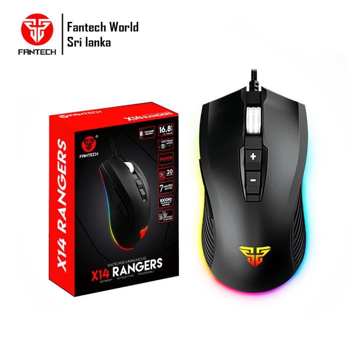 Fantech X14S Ranger Macro RGB Gaming Mouse