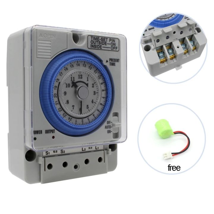 Programmable Timer Switch 100-2ManHua TB35N40V 20A Din Rail Water ...