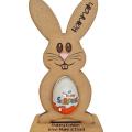 Three-Dimensional Wooden Easter Rabbit Reuse Woodiness Woodinessthree-Dimensional Standing Bunny Wood Craft Ornaments Wood. 