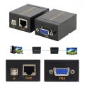 VGA Extender 60M VGA Signal Extender for RJ45 CAT 6 60m. 