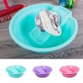 Wash Basin Plastic Round Basin Laundry Basin With Washboard. 