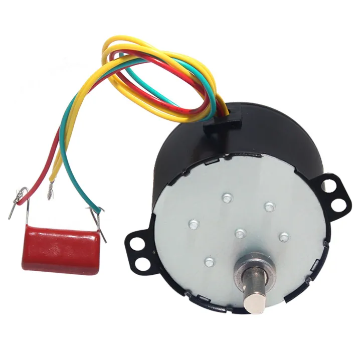 LKPCIGCXM 50KTYZ Permanent Magnet Synchronous Motor CW/CCW Low-Speed High-Torque Motor AC 220V 6-10W Miniature (30 RPM)
