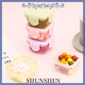 【BestGO】[SHUNSHEN] 1PC Mini Storage Box Lunch Box Fresh Box Portable Food Packaging Anti-smell Box Can Be Refrigerated Heating Sealed Box. 