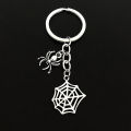 Personalized Spider Keychain Araneid Animal Key Ring Metal Key Chain Women Men Handbag Accessorie Key Holder Car Keychain LUKE. 