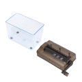 Manual Shredder Portable Mini Hand Shredder with 1L Transparent Plastic Window for Office. 