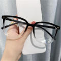 Transparent Frame Computer Glasses  Lenses Unisex Glasses Blackout Glasses Anti Blue Light Glasses Lightweight Eyeglasses Eyewear Accessory Round Glasses for Screen  Digital Devices Eye Strain Relief. 