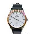 Titan White Dial brown Band Analog Watch For Men | YS7AA |. 