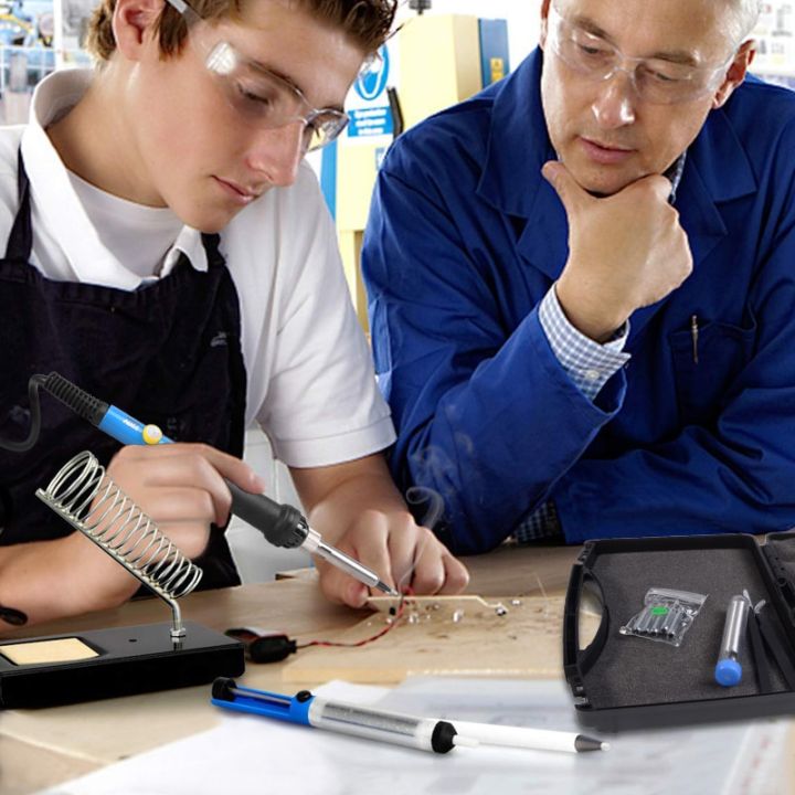 soldarin%20iron%20New%20Adjustable%20Temperature%20Electric%20Soldering%20Iron%20220V%20110V%2060W%2080W%20Welding%20Solder%20Rework%20Station%20Heat%20Pencil%20Tips%20Repair%20Toolshand%20tools%20-%20Image%206