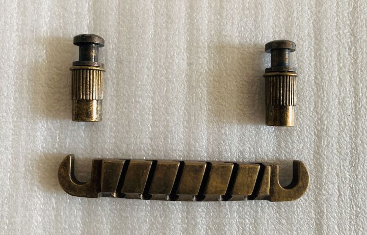 Discount Genuine Ibz Tailpiece Relic Gold Color For Electric Guitar Made In Korea L039