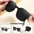 LouisWill Unisex Foldable Sunglasses Fashion Large Frame Sunglasses UV400 Protection Polarized Sunglasses Eyes Protection Eyewear Sun Glasses For Men Women Driving Hiking. 