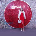 4 Pcs/lot 30x30cm 3d Sequin Wall 3d Art Wall Sequins 3d Wall Panel Mirror Wall Cloth Paint House Party Decor Brand Logo. 