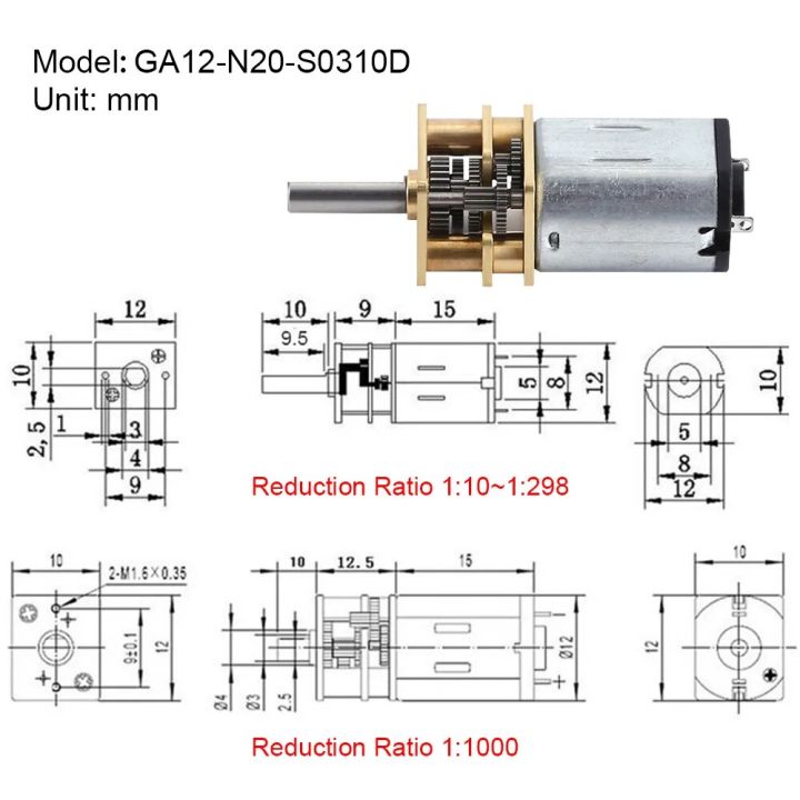 GA12%20N20%20DC%2012V%20(Support%206V%203V)%20Mini%20Gear%20DC%20Motor%2030%2050%2080%20100%20200%20300%20400%20500%20600%20800%201000%202000%203000%204000%20RPM%20Bracket%20Encoder%20-%20Image%202