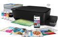 HP Ink Tank 415 WiFi Colour Printer, High Capacity Tank 6000 Black and 8000 Colour,Low Cost per Page (10p for B/W and 20p for Colour), Borderless Print. 