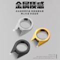 【New arrival】Cat Ear Ring Self-defense Ring Tiger Outdoor Male and Female Self-defense Products Broken Window Equipment Fashion Anti-wolf Defense Weapon. 
