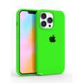 Neon Green iPhone 13 Pro Max, 13Pro,13 Luxury High Quality Silicone Case. 