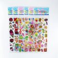 12 Sheets/Pack Cartoon Cake Candy Ice Cream Pattern Stickers Toy Kids Scrapbooking Bubble PVC 3D Kawaii Sticker For Girls Gift. 