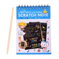 Children Kids Painting Graffiti Color DIY Scratchbook Scratch Book Drawing. 
