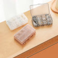 10 Grids High Capacity Plastic Storage Jewelry Box Compartment Double Side Container For Beads Earring Necklace Jewelry Rectangle Box Case. 