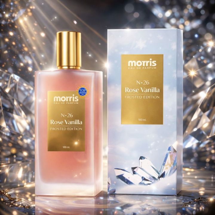 Morris N°26 Rose Vanilla Frosted Edition Eau De Parfum 100ml – Long Lasting Luxury Fragrance for Women