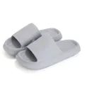 【WEJA】4cm Thick Platform Pillow Slippers Women 2024 Summer Eva Soft Sole Indoor Slides Woman Flat Non Slip Bathrooom Home Slippers. 