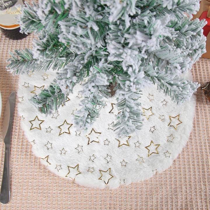 Christmas Tree Skirt Base Cover Christmas Tree Apron for Home Decor New Year