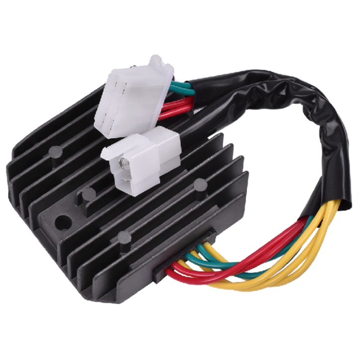 MACHSWON Spanningsregelaar Gelijkrichter – 31600-MS6-921/31600-MM9-000 – Compatibel Met Honda XLV Transalp 600 (1987-1999), Zwart