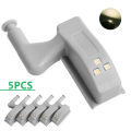 lowest price 10PCS Cabinet Hinge LED Sensor Light For Wardrobe Cupboard Kitchen Door Closet. 