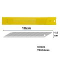 10PCS Paper Cutter Blade Alloy Steel Art Blades  Carving Cutter For Office Stationery School Craft Class Replacement Blades. 