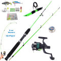 Crocodile Solid fiberglass transparent fishing rod 3M/10 Feet fishing Rod. 