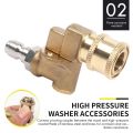 Quick Pivoting Coupler 180 Degree for Pressure Washer Spray Nozzle. 