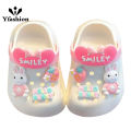 Yfashion Children Cute Cartoon Clogs Summer Beach Slippers Sandals Cave Hole Baby Shoes For Boys Girls Aged 1-4. 