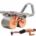 Ultimate Abdominal Roller with Automatic Rebound, Dual Wheels, Elbow Support, and Built-In Timer – Sculpt Your Abs and Strengthen Core Muscles Effortlessly. 