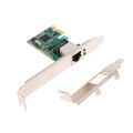 1Set 10/100/1000Mbps Gigabit Ethernet PCI Express PCI-E Network Card RJ-45 LAN Adapter Converter Network Controller. 